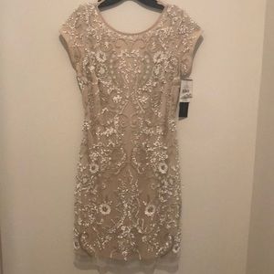 NWT! Aidan Mattox Dress! Beaded!